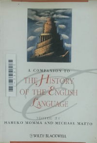Image of A companion to: the history of the english language