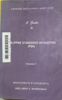 Image of A guide to Philippine standards on auditing