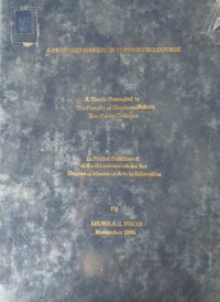 Image of A proposed manual in typewriting course.