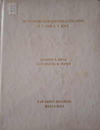 Image of AB economcs in San Pablo Colleges (S.Y. 1996-S.Y. 2001)