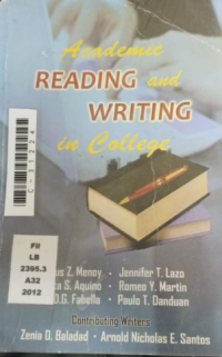 Academic reading and writing in college