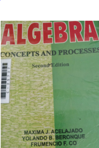 Algebra concepts and processes