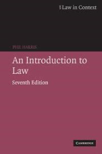 Image of An introduction to law