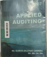Image of Applied auditing