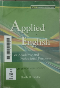 Image of Applied english for academic and professional purposes