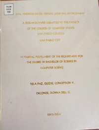 Image of AVL : Android-based Virtual learning environment