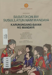 Image of Babatukon aw susul' latun nam mandaya