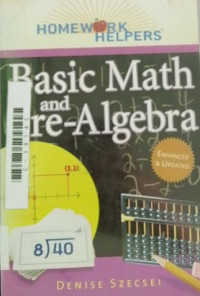 Image of Basic math and pre-algebra.