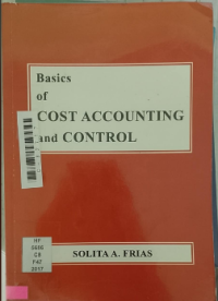 Image of Basics of cost accounting and control