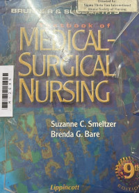 Image of Brunner and suddarth's textbook of medical- surgical nursing