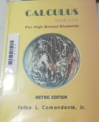 Image of Calculus for high school students