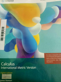 Image of Calculus international metric version