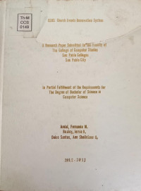 Image of CERS : Church Events Reservation System