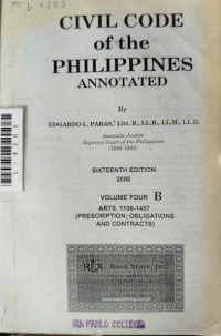 Image of Civil code of the Philippines