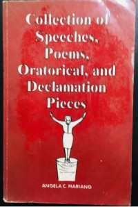 Image of Collection of speeches, poems, oratorial , and declamation pieces