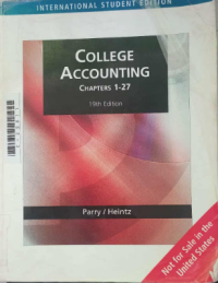 Image of College accounting chapters 1-27