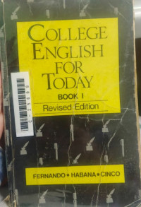 Image of College English for Today Book 1