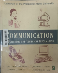 Image of Communication of scientific and technical information