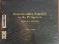 Image of Communication research in the Philippines: issues and methods