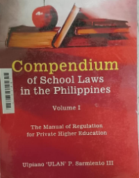 Image of Compendium of school laws in the philippines