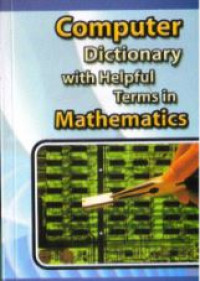 Image of Computer dictionary with helpful terms in mathematics