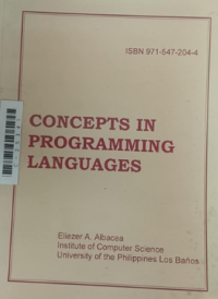 Concepts in programming languages
