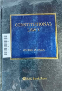 Image of Constitutional law 2