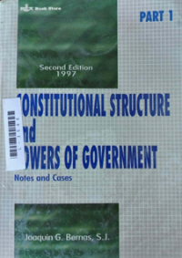 Image of Constitutional structure and powers of government