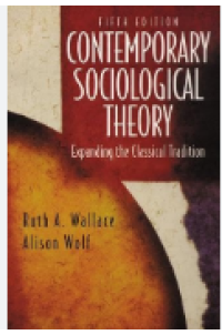 Image of Contemporary sociological theory