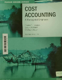 Image of Cost accounting: a managerial emphasis