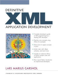 Image of Definitive xml application development
