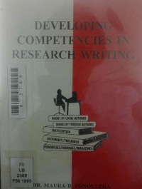 Image of Developing competencies in research writing