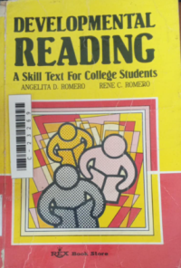 Image of Developmental reading: a skill text for college students
