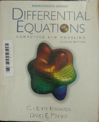 Image of Differential equations: Computing and modeling