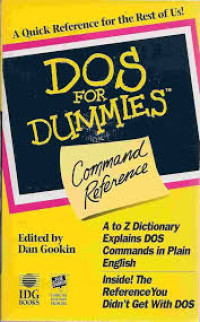 Image of Dos for Dummies command reference
