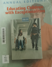 Image of Educating children with exceptionalities
