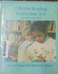 Effective reading instruction, K-8