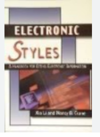 Image of Electronic styles : a handbook for citing electronic information