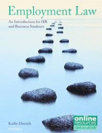 Image of Employment Law an introduction for HR and business students