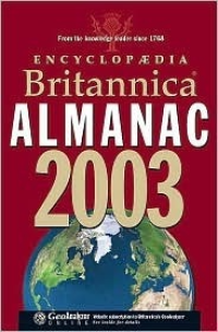 Image of Encyclopedia Britannica almanac 2003