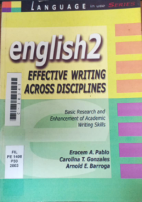 Image of English 2: effective writing across disciplines