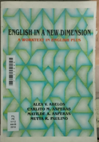 Image of English in a new dimension; A worktext in english plus