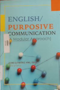Image of English/ purposive communication ( A modular approach)