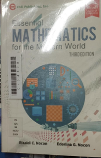 Image of Essentials mathematics for the modern world