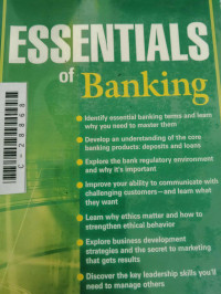 Image of Essentials of banking