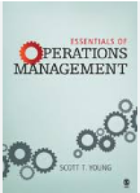Essentials of operations management