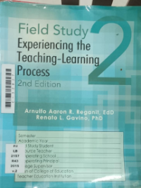 Image of Field study 2; Experiencing the teaching-learning process