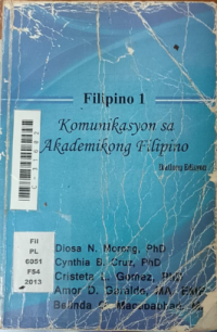 Image of Filipino 1: Komunikasyon sa akademikong filipino