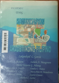 Image of Filipino 1 tinig komunikasyon sa akademikong filipino