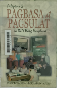 Image of Filipino 2: Pagbasa at pagsulat sa iba't ibang disiplina